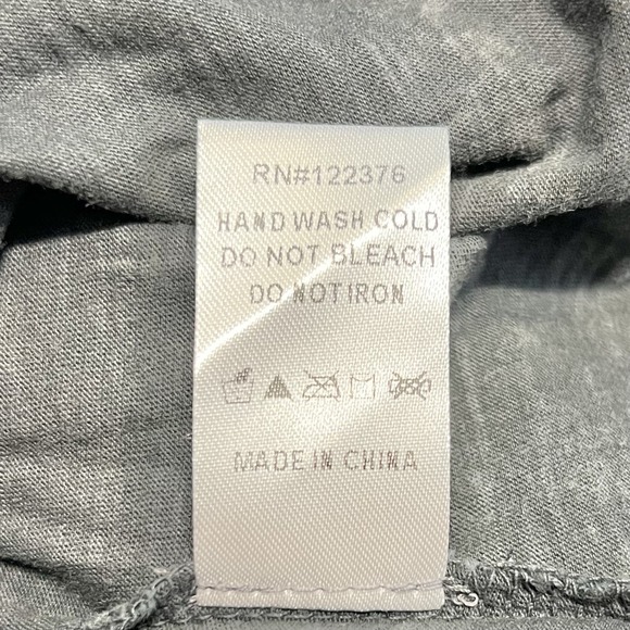 Talulah Womens Size S Gray Washed Babydoll Sleeveless Peplum Tank Top VGC - Picture 5 of 5